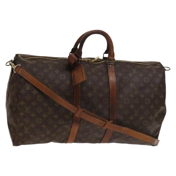 LOUIS VUITTON Monogram Keepall Bandouliere 55 Boston Bag M41414 - Picture 1 of 16